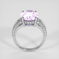 4.26 Ct. Purple Rose Quartz Ring, Platinum 950 3