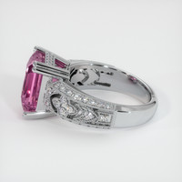 6.02 Ct. Pink Sapphire Ring, Platinum 950 4