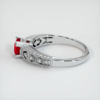 1.09 Ct. Ruby Ring, Platinum 950 4