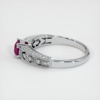 0.61 Ct. Ruby Ring, Platinum 950 4