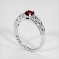 0.49 Ct. Ruby Ring, Platinum 950 2