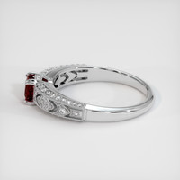 0.49 Ct. Ruby Ring, Platinum 950 4