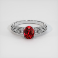 1.06 Ct. Ruby Ring, Platinum 950 1