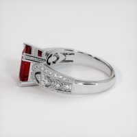 2.92 Ct. Ruby Ring, Platinum 950 4