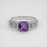 2.09 Ct. Purple Sapphire Ring, Platinum 950 1