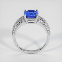 3.45 Ct. Blue Sapphire Ring, Platinum 950 3