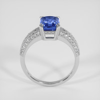 3.11 Ct. Blue Sapphire Ring, Platinum 950 3