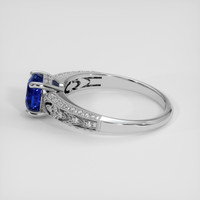 2.11 Ct. Blue Sapphire Ring, Platinum 950 4