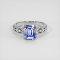 2.53 Ct. Bi Color Sapphire Ring, Platinum 950 1
