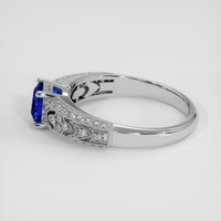 0.90 Ct. Blue Sapphire Ring, Platinum 950 4