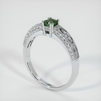 0.52 Ct. Sapphire Ring, Platinum 950 2