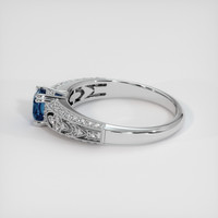 0.83 Ct. Sapphire Ring, Platinum 950 4