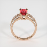 2.06 Ct. Ruby Ring, 14K Rose Gold 3