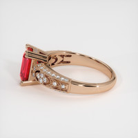 2.06 Ct. Ruby Ring, 14K Rose Gold 4