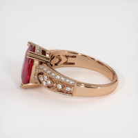 3.13 Ct. Ruby Ring, 14K Rose Gold 4