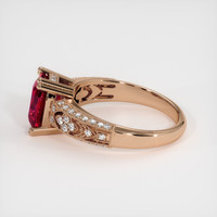 2.53 Ct. Ruby Ring, 14K Rose Gold 4