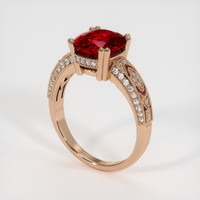 Ruby Ring 3.15 Ct., 14K Rose Gold Preview