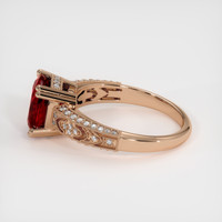 Ruby Ring 3.15 Ct., 14K Rose Gold Preview