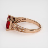 2.92 Ct. Ruby Ring, 14K Rose Gold 4