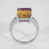 5.90 Ct. Bi Color Ametrine Ring, Silver 3