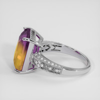 5.90 Ct. Bi Color Ametrine Ring, Silver 4