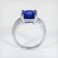 5.63 Ct. Blue Sapphire Ring, 10K White Gold 3