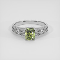 1.22 Ct. Alexandrite Ring, 10K White Gold 1