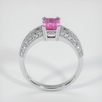 0.86 Ct. Pink Sapphire Ring, 10K White Gold 3