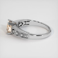 1.99 Ct. Padparadscha Sapphire Ring, 10K White Gold 4