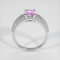 1.41 Ct. Pink Sapphire Ring, 10K White Gold 3