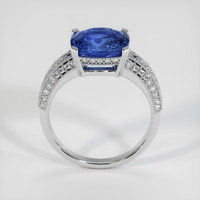 5.28 Ct. Blue Sapphire Ring, 10K White Gold 3