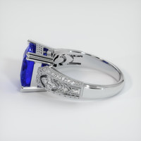 4.13 Ct. Sapphire Ring, 14K White Gold 4