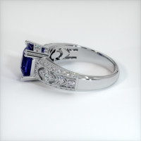 2.30 Ct. Sapphire Ring, 14K White Gold 4