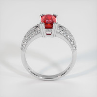 2.06 Ct. Ruby Ring, 14K White Gold 3