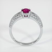 0.61 Ct. Ruby Ring, 14K White Gold 3