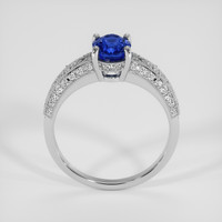 2.11 Ct. Blue Sapphire Ring, 14K White Gold 3