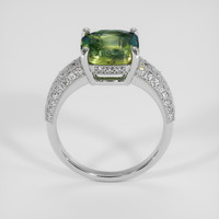 5.01 Ct. Bi Color Sapphire Ring, 14K White Gold 3