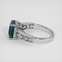 3.08 Ct. Bi Color Sapphire Ring, 14K White Gold 4