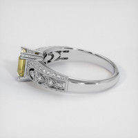 0.90 Ct. Sapphire Ring, 14K White Gold 4