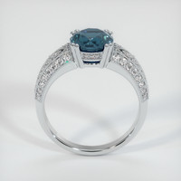 1.56 Ct. Sapphire Ring, 18K White Gold 3