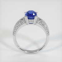 2.04 Ct. Sapphire Ring, 18K White Gold 3