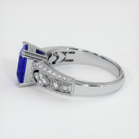 2.10 Ct. Sapphire Ring, 18K White Gold 4