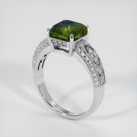 4.86 Ct. Bi Color Sapphire Ring, 18K White Gold 2