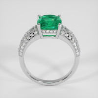 3.37 Ct. Emerald Ring, 18K White Gold 3