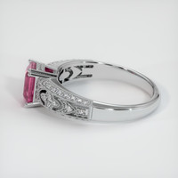 2.08 Ct. Sapphire Ring, 18K White Gold 4