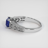 1.74 Ct. Sapphire Ring, 18K White Gold 4