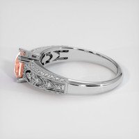 1.54 Ct. Sapphire Ring, 18K White Gold 4
