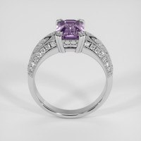2.70 Ct. Purple Sapphire Ring, 18K White Gold 2