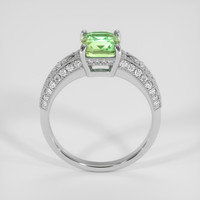 2.25 Ct. Bi Color Sapphire Ring, 18K White Gold 3