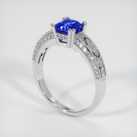1.40 Ct. Sapphire Ring, 18K White Gold 2